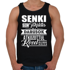 PRINTFASHION A darusok tökéletesek - Férfi atléta - Fekete atléta, trikó