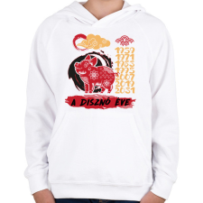 PRINTFASHION A disznó éve - Gyerek kapucnis pulóver - Fehér gyerek pulóver, kardigán