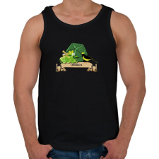 PRINTFASHION A druida - Férfi atléta - Fekete atléta, trikó