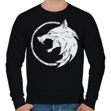 PRINTFASHION A Fehér Farkas - Férfi pulóver - Fekete férfi pulóver, kardigán