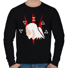 PRINTFASHION A fehér farkas - Férfi pulóver - Fekete férfi pulóver, kardigán