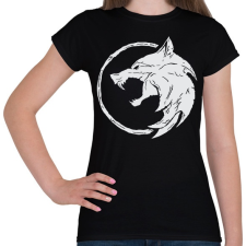 PRINTFASHION A Fehér Farkas - Női póló - Fekete női póló