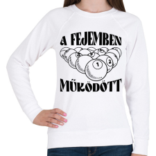 PRINTFASHION A fejemben működött - Női pulóver - Fehér női pulóver, kardigán