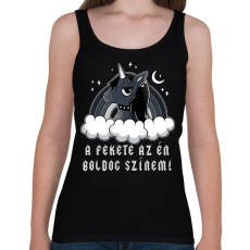 PRINTFASHION A fekete az én boldog színem! - Női atléta - Fekete