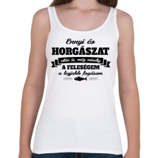 PRINTFASHION A feleségem a legjobb fogásom - Női atléta - Fehér