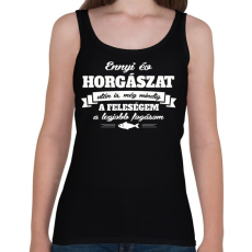 PRINTFASHION A feleségem a legjobb fogásom - Női atléta - Fekete