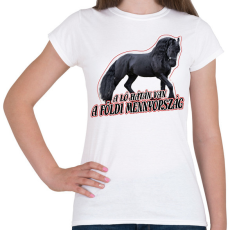 PRINTFASHION A földi mennyország - Női póló - Fehér