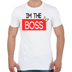 PRINTFASHION A FŐNÖKNŐ - Férfi póló - Fehér