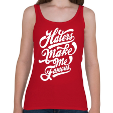 PRINTFASHION A gonoszak tesznek híressé - Női atléta - Cseresznyepiros női trikó