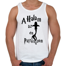 PRINTFASHION A Halam az én Patrónusom - Férfi atléta - Fehér