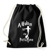 PRINTFASHION A Halam az én Patrónusom - Sportzsák, Tornazsák - Fekete tornazsák