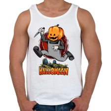 PRINTFASHION A halloweeni konyhakéses - Férfi atléta - Fehér atléta, trikó