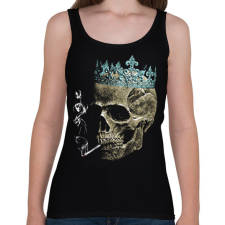 PRINTFASHION A Hamvak Királya - Goth Design - Női atléta - Fekete női trikó