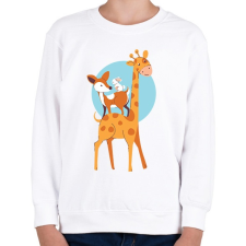 PRINTFASHION A három jóbarát - Gyerek pulóver - Fehér gyerek pulóver, kardigán