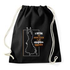 PRINTFASHION A hastánc az - Sportzsák, Tornazsák - Fekete tornazsák