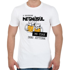 PRINTFASHION A haverunk megnősül - Férfi póló - Fehér