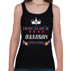 PRINTFASHION A hercegnők júliusban születnek - Női atléta - Fekete