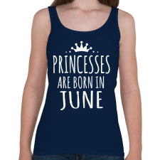 PRINTFASHION A hercegnők júniusban születnek - Női atléta - Sötétkék gyógyhatású készítmény