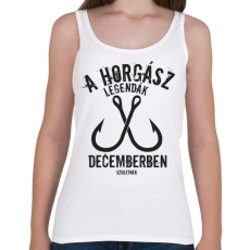 PRINTFASHION A horgász legendák - Női atléta - Fehér