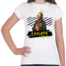 PRINTFASHION A kalapos király - Női póló - Fehér női póló