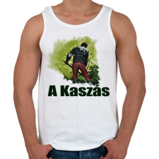 PRINTFASHION a kaszás - Férfi atléta - Fehér atléta, trikó