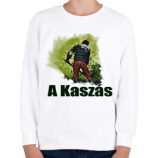 PRINTFASHION a kaszás - Gyerek pulóver - Fehér gyerek pulóver, kardigán