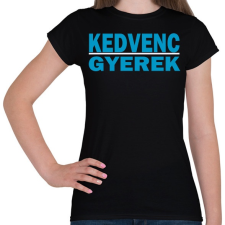 PRINTFASHION A kedvenc gyerek! - Női póló - Fekete női póló