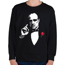 PRINTFASHION A Keresztapa - Gyerek pulóver - Fekete gyerek pulóver, kardigán