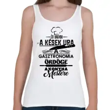 PRINTFASHION A kések ura - Női atléta - Fehér női trikó