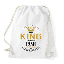 PRINTFASHION A király 1958-ban született - Sportzsák, Tornazsák - Fehér tornazsák