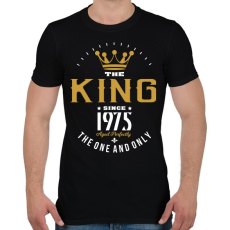 PRINTFASHION A király 1958-ben született - Férfi póló - Fekete