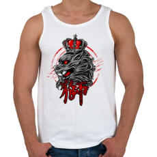 PRINTFASHION A király - Férfi atléta - Fehér