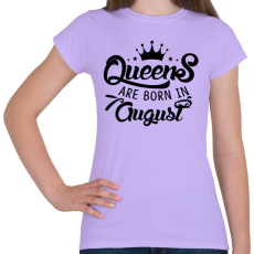 PRINTFASHION A királynők augusztusban születnek - Női póló - Viola