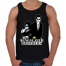 PRINTFASHION A királyölő tesók - Férfi atléta - Fekete