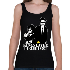 PRINTFASHION A királyölő tesók - Női atléta - Fekete