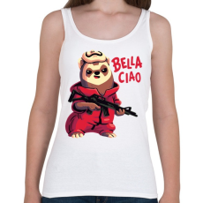PRINTFASHION A kis lázadó - La casa de papel - Női atléta - Fehér