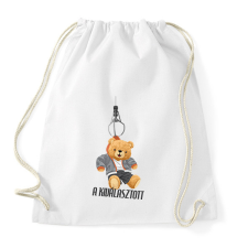 PRINTFASHION A kiválasztott maci - Sportzsák, Tornazsák - Fehér tornazsák