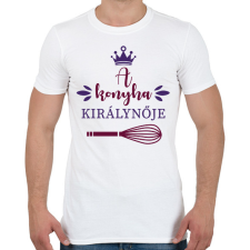 PRINTFASHION A konyha királynője - Férfi póló - Fehér férfi póló