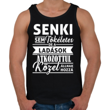 PRINTFASHION A Ladások tökéletesek - Férfi atléta - Fekete atléta, trikó