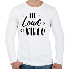 PRINTFASHION A lármás szűz - Férfi hosszú ujjú póló - Fehér
