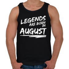 PRINTFASHION A legendák augusztusban születnek - Férfi atléta - Fekete gyógyhatású készítmény