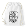 PRINTFASHION A legendák szeptemberben születnek - Sportzsák, Tornazsák - Fehér