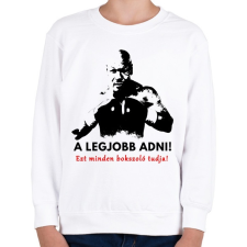 PRINTFASHION A legjobb adni - Gyerek pulóver - Fehér gyerek pulóver, kardigán