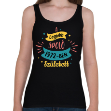 PRINTFASHION A legjobb ápoló - Évszámmal - Női atléta - Fekete