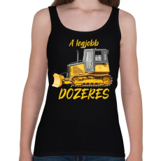PRINTFASHION A legjobb dózeres - Női atléta - Fekete