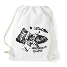 PRINTFASHION A legjobb festők - Hónappal - Sportzsák, Tornazsák - Fehér tornazsák