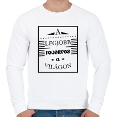 PRINTFASHION A legjobb fogorvos - Férfi pulóver - Fehér