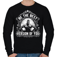 PRINTFASHION A legjobb formád - férfi - Férfi pulóver - Fekete férfi pulóver, kardigán