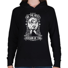 PRINTFASHION A legjobb formád - női - Női kapucnis pulóver - Fekete