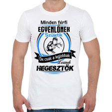 PRINTFASHION A legjobb hegesztő - Férfi póló - Fehér férfi póló